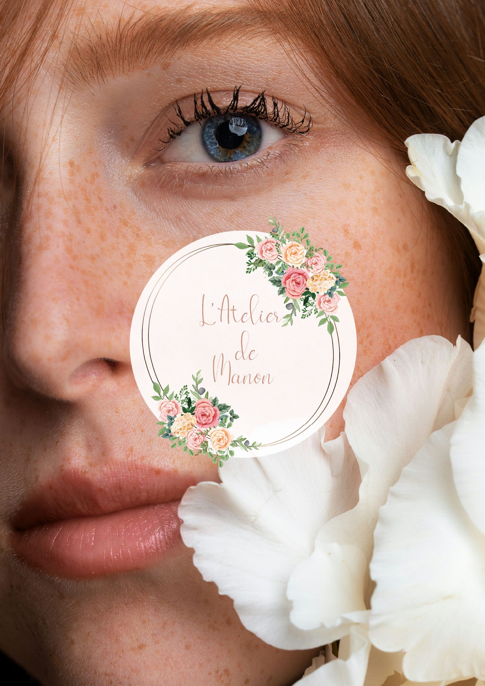 Esthéticienne et masseuse Atelier de Manon : refonte de site internet et création de panneau publicitaire